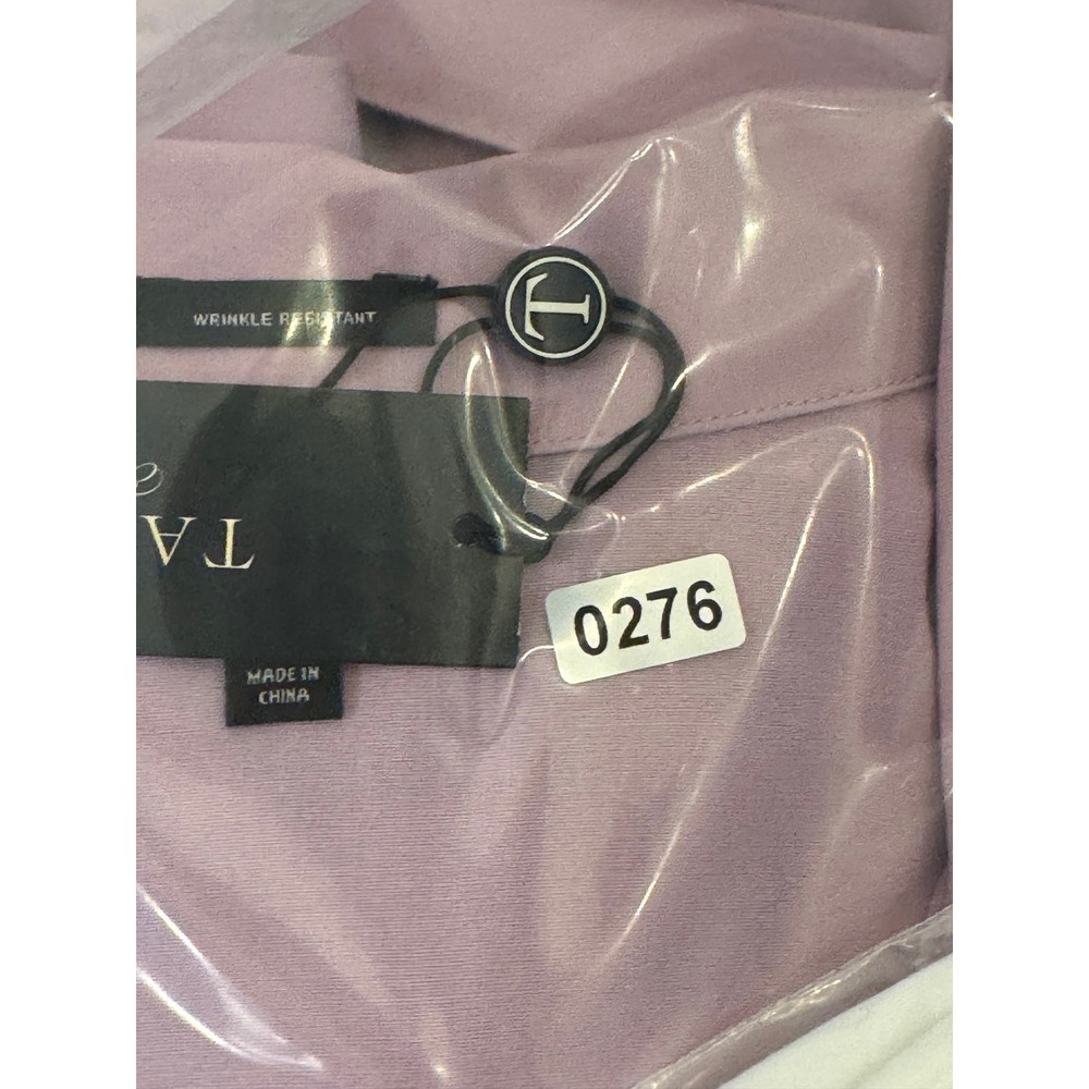 NEW Talbots Button Down Shirt Womens 12P Lavender Wrinkle Resistant Professional - Picture 7 of 7